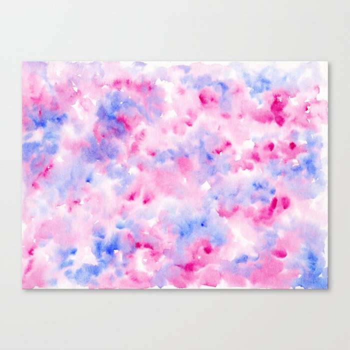 Abstract watercolour painting Canvas Print