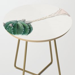 Easter Lily Cactus Side Table