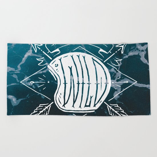 Life is a wild ride Beach Towel