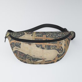 The Unicorn Rests in a Garden (from the Unicorn Tapestries) Fanny Pack