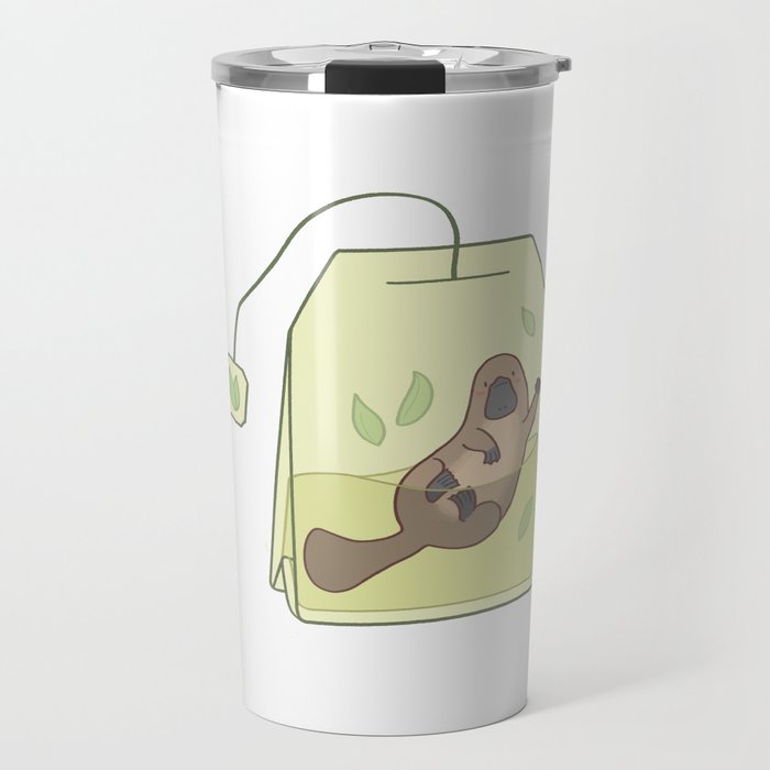 plateapus - Platypus in a teabag Travel Mug