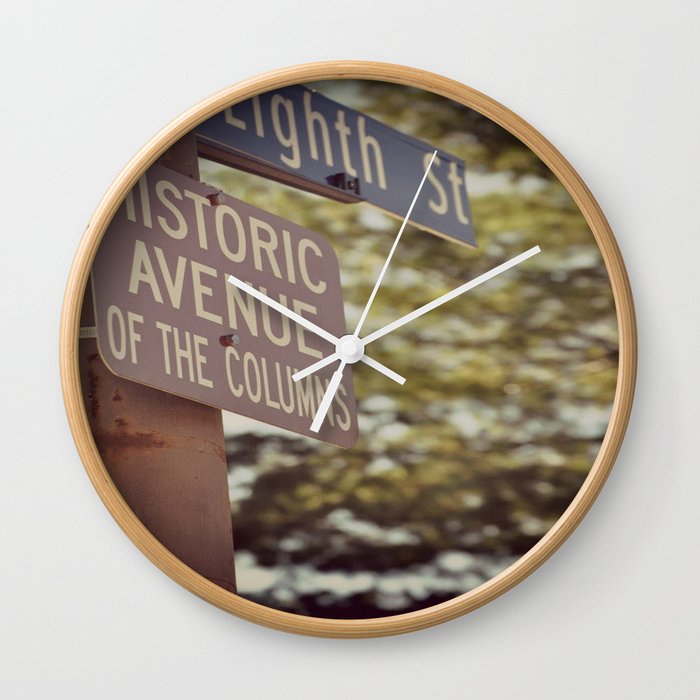 Avenue of the Columns Wall Clock