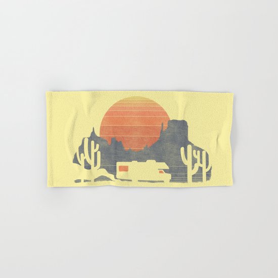 Trail of the dusty road Hand & Bath Towel