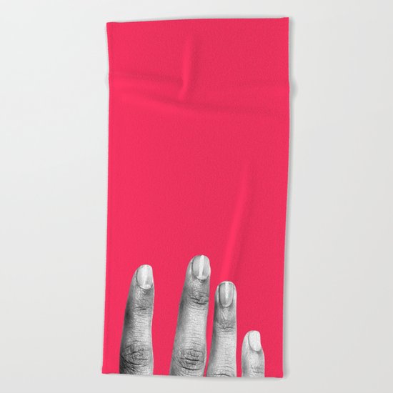 Climbing climbing climbing Beach Towel