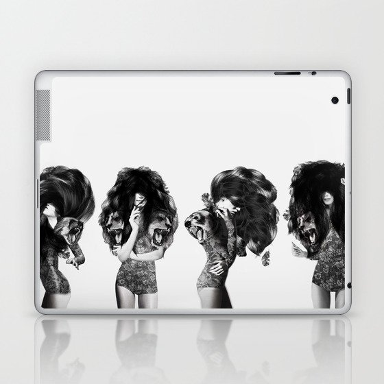 Lions And Bears Party Laptop & iPad Skin