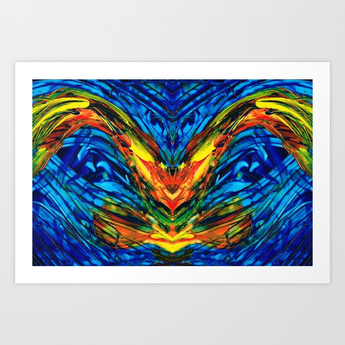 Colorful Abstract Art Splendor By Sharon Cummings Art Print By Sharoncummings Society6