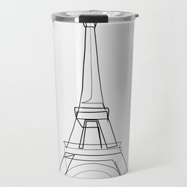 "Travel Collection" - One Line Eiffel Tower Travel Mug