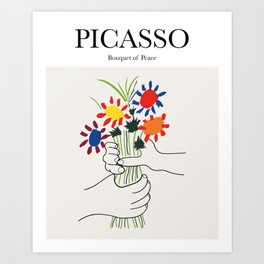 Picasso - Bouquet of Peace Art Print