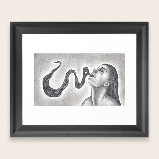 Breath Framed Art Print