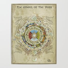The wheel of the year Poster