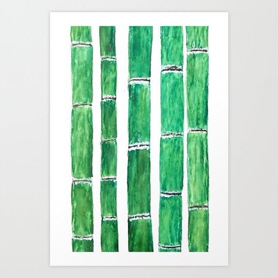 bamboos Art Print