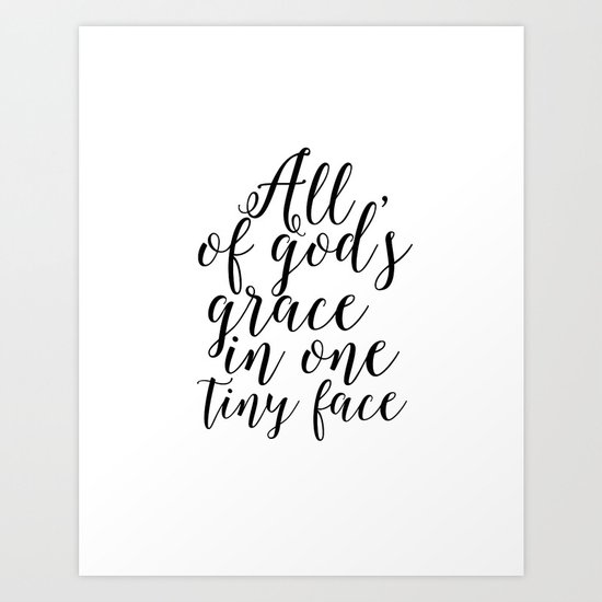 Nursery Wall Art Baby Girl Print Baby Boy Gift Printable Art