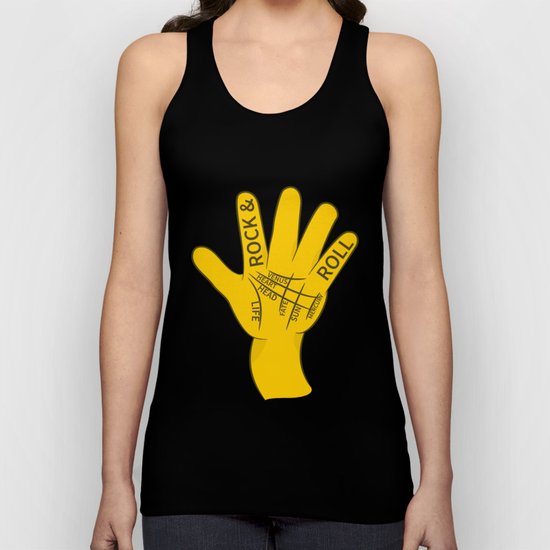 Palmistry Rock and Roll Unisex Tank Top