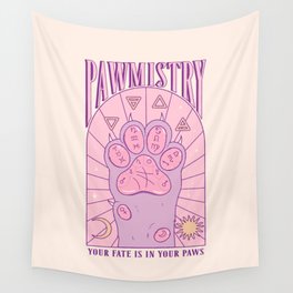 Pawmistry Wall Tapestry