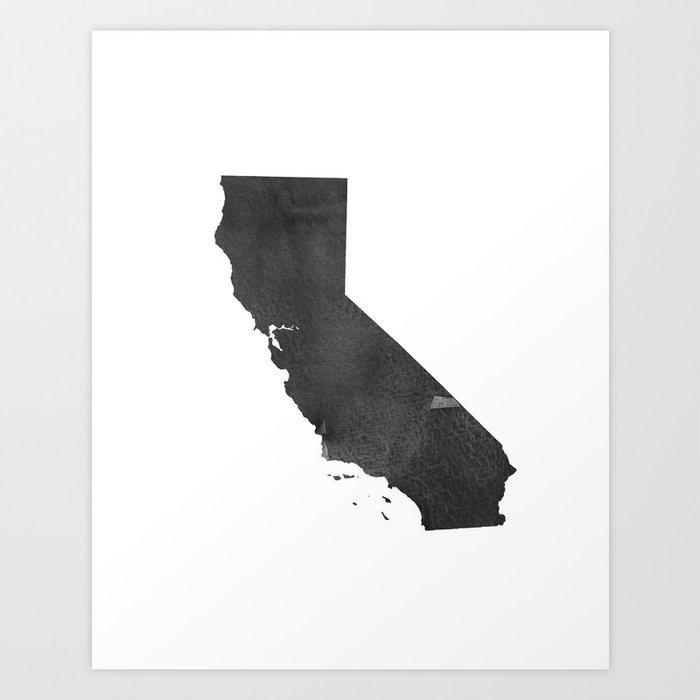 Usa Map Watercolor Printable Art Wall Art Real Canvas Usa State