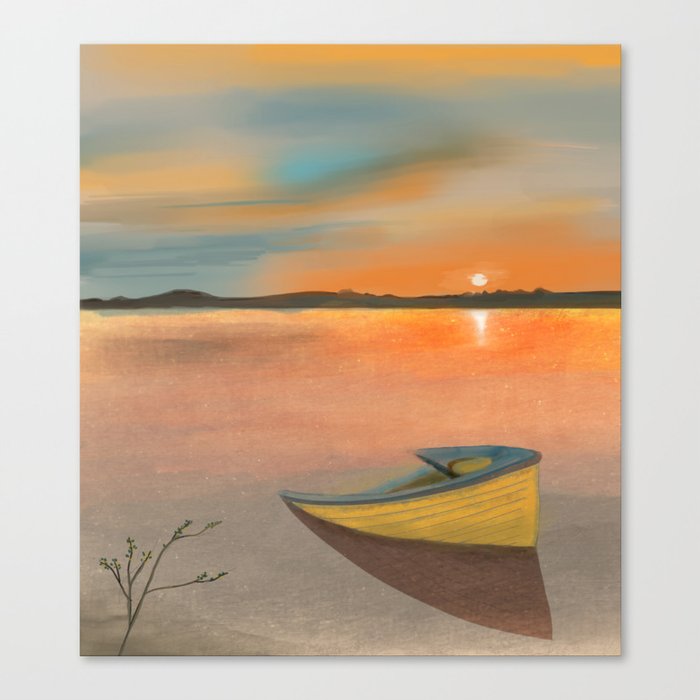 Old boat Canvas Print