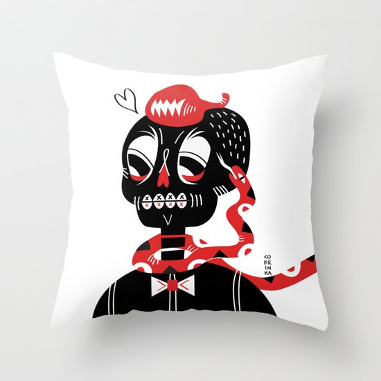 Lord Calaverito Throw Pillow