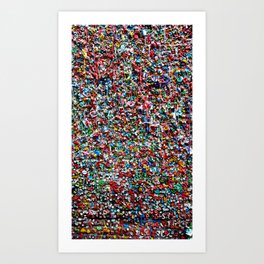 Pop of Color - Seattle Gum Wall Art Print