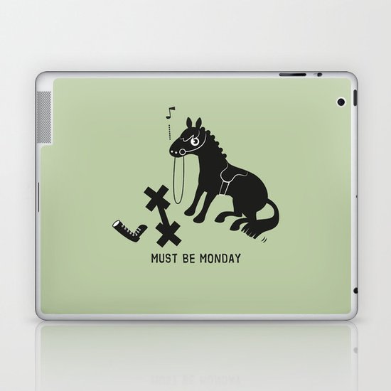 Must Be Monday, Horse Laptop & iPad Skin