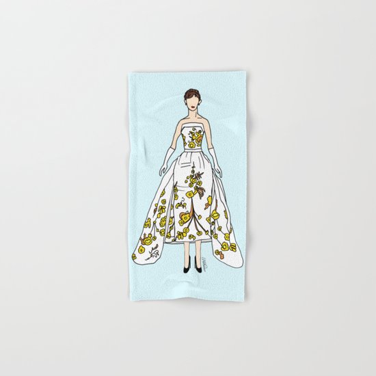 Audrey Hepburn Vintage Retro Fashion 2 Hand & Bath Towel