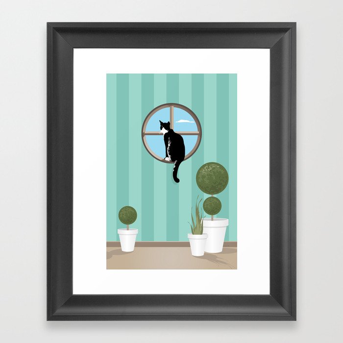 Outside / Inside Framed Art Print