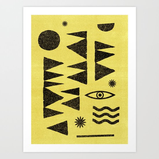 Tangential Paralysis. Art Print