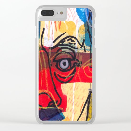 man Clear iPhone Case