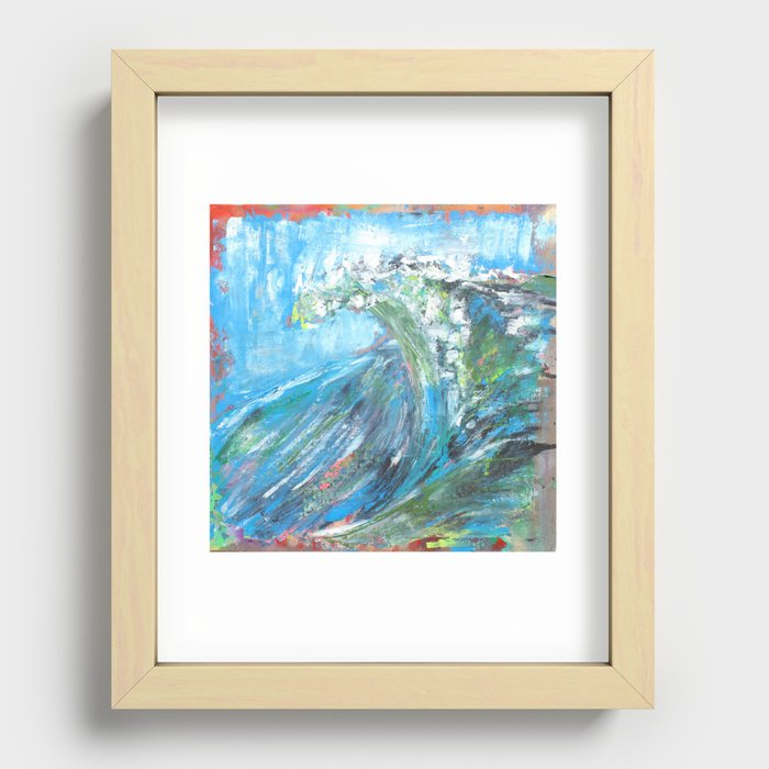 Godzilla Recessed Framed Print