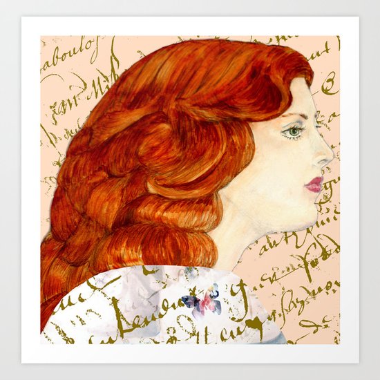 I love Redheads Art Print