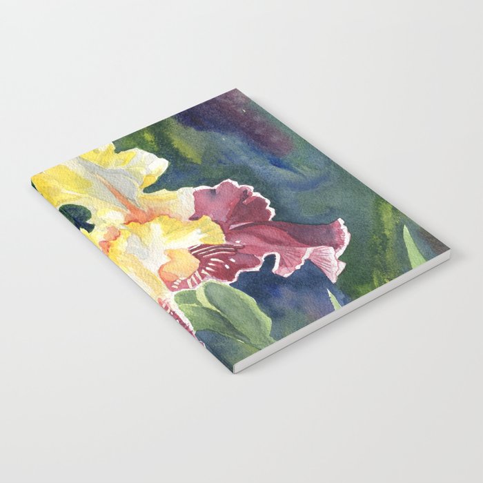 Iris Watercolor 2 Notebook