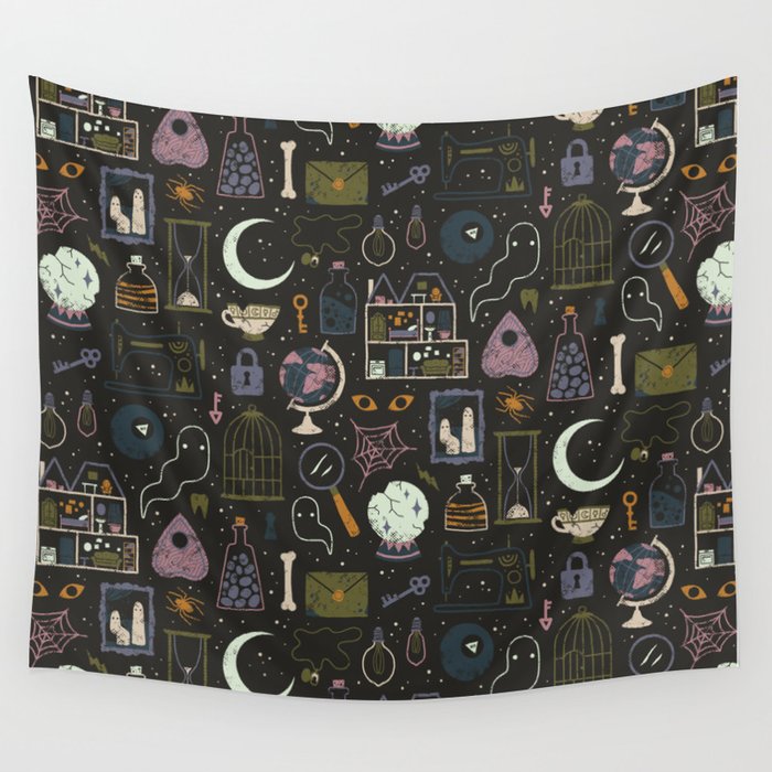 Haunted Attic Wall Tapestry