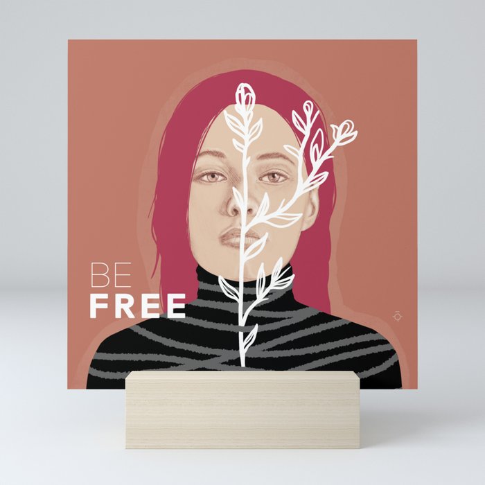 Be Free Mini Art Print