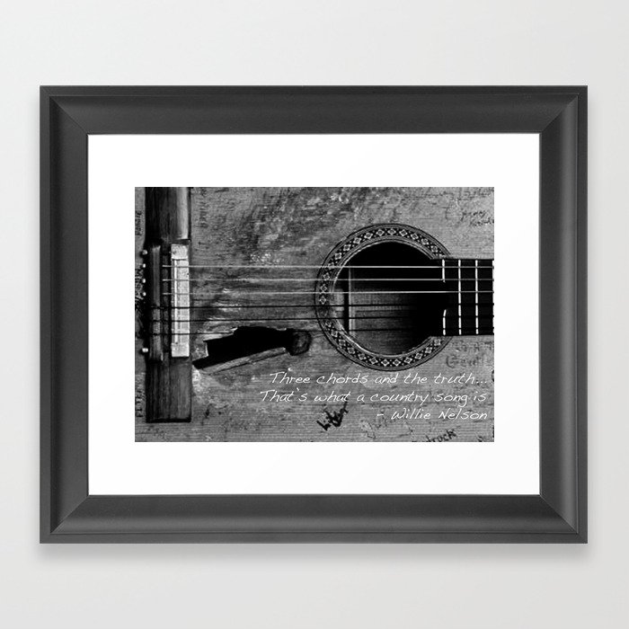 Country Music Framed Art Print