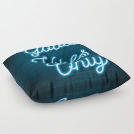 Good Vibes Only - Neon Floor Pillow