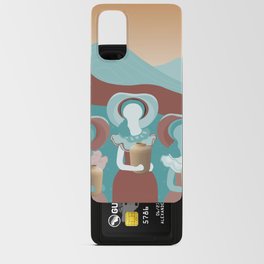 Tropical Retro Android Card Case
