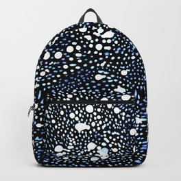Black and White Paint Splatter Backpack