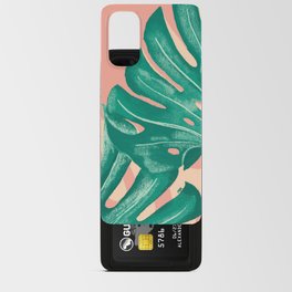 Greens monstera Android Card Case