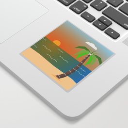 Beach Themed Set Sticker