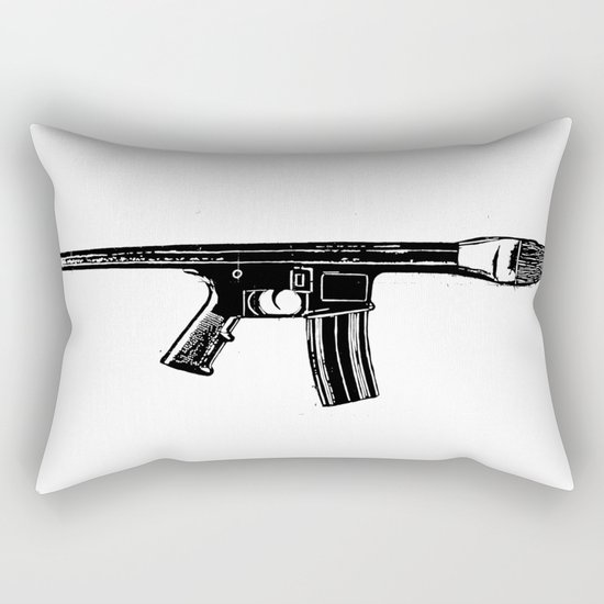 Art War Rectangular Pillow