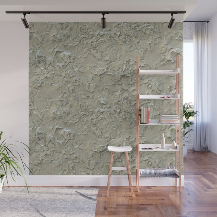 Rough Plastering Texture Wall Mural By Textures Society6