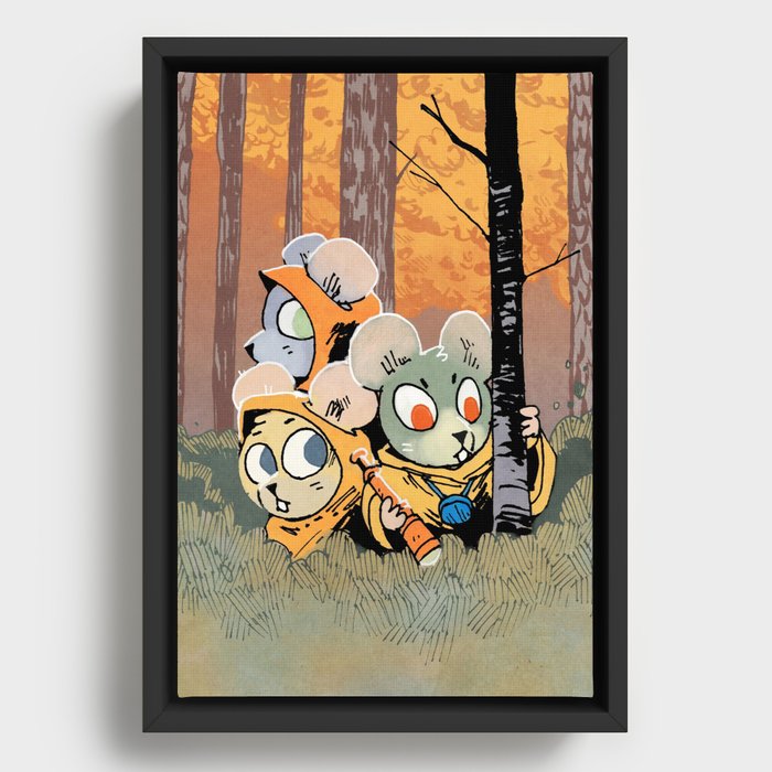 Root Framed Canvas