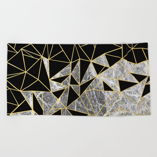 Marble Ab Beach Towel