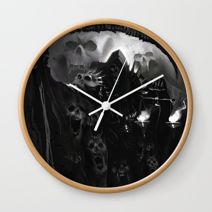 Death Necromancer Wall Clock