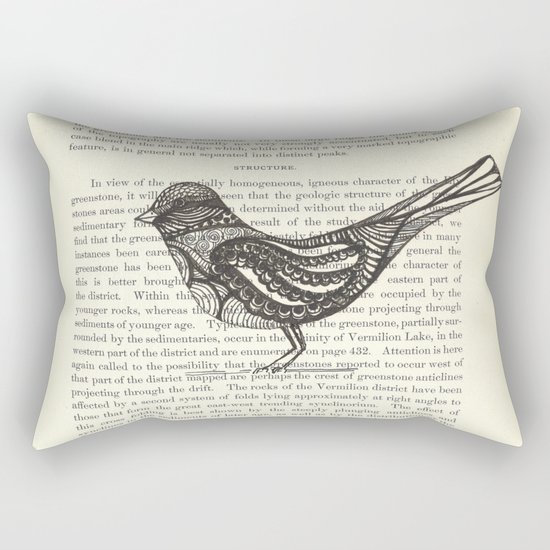 Perched Rectangular Pillow