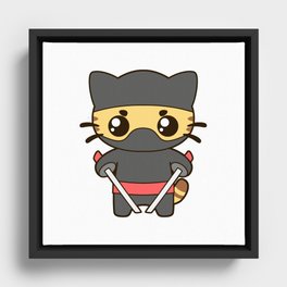 Ninja Framed Canvas