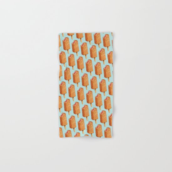 Popsicle Pattern- Strawberry Shortcake Hand & Bath Towel