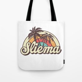Sliema beach city Tote Bag