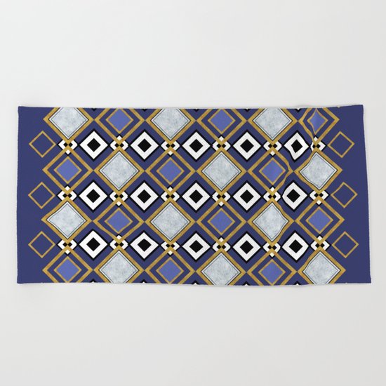 Purple Jade Beach Towel