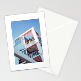 Glowing Building  Stationery Card