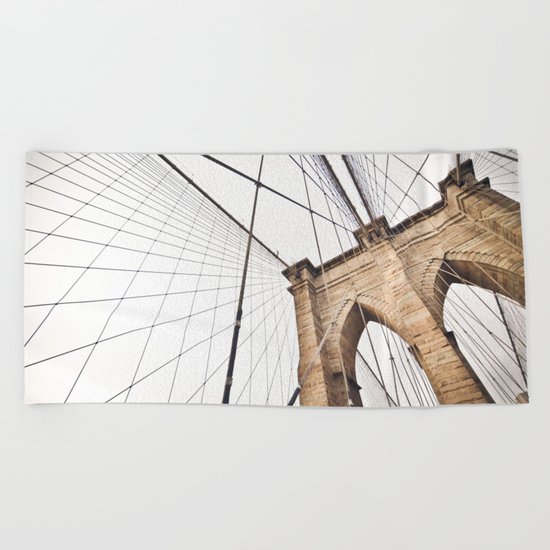 Brooklyn Bridge I Beach Towel